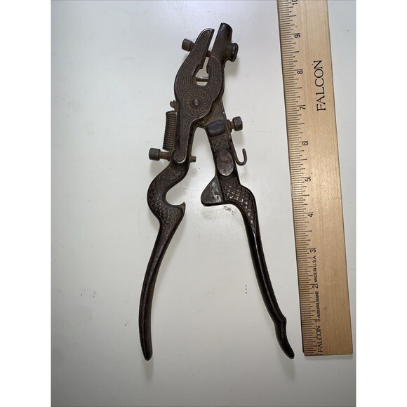 Very Rare Large Antique Garantoska Fix 2 Saw Tooth Setting Pliers WW2 Wehrmacht - Picture 2 of 8
